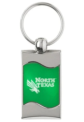 North Texas Mean Green Green Wave Keychain - Green