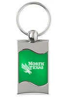 North Texas Mean Green Green Wave Keychain - Green