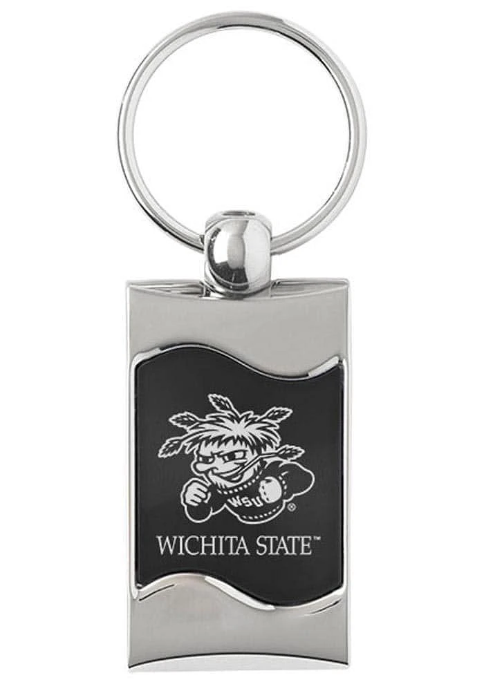 Wichita State Shockers Black Wave Keychain