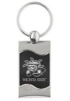 Wichita State Shockers Black Wave Keychain