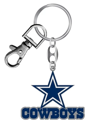 Dallas Cowboys Heavyweight Keychain - Navy Blue