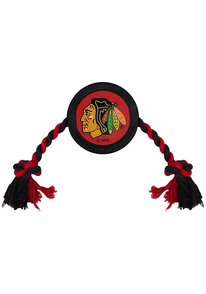 Chicago Blackhawks Hockey Puck Pet Toy