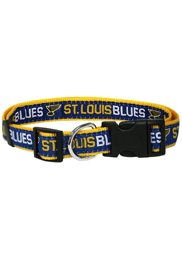 St Louis Blues Adjustable Pet Collar