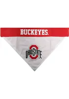 Ohio State Buckeyes Home and Away Reversible Pet Bandana