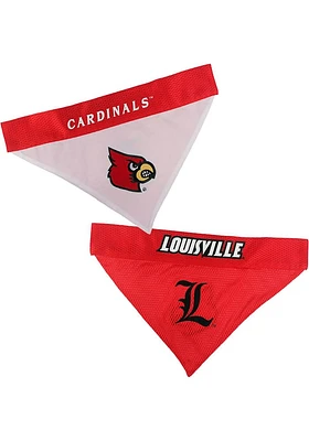 Louisville Cardinals Home and Away Reversible Pet Bandana