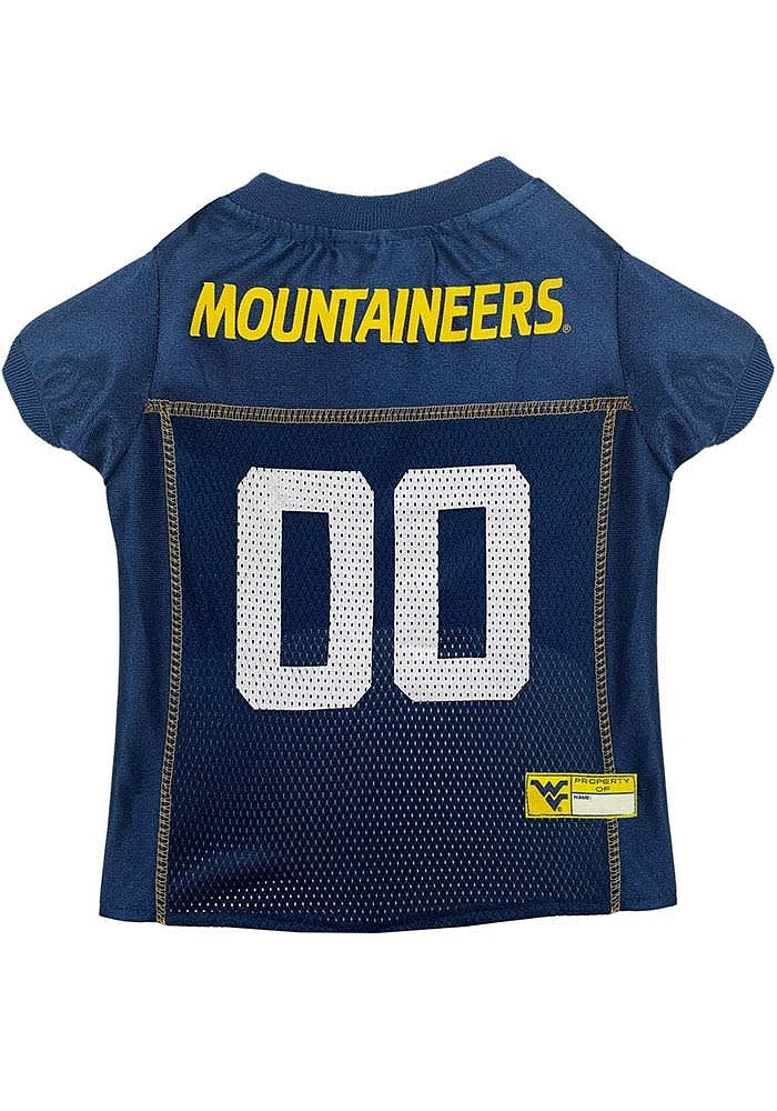 West Virginia Mountaineers Mesh Pet Jersey