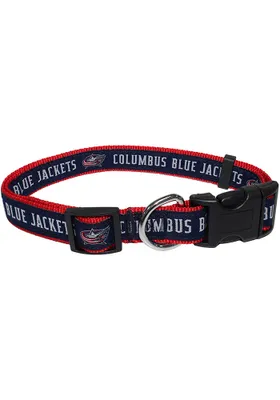 Columbus Blue Jackets Nylon Dog Pet Collar