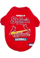 St Louis Cardinals Team Logo Pet T-Shirt
