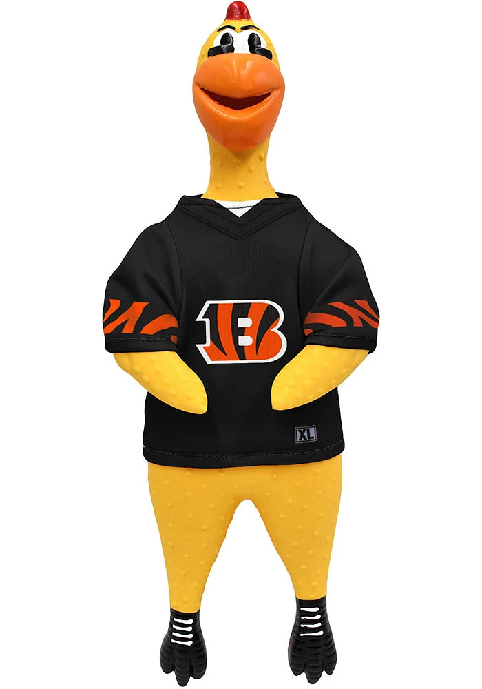 Cincinnati Bengals Rubber Chicken Pet Toy