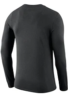 Nike TCU Horned Frogs Black Wordmark Long Sleeve T Shirt