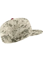Nike Oklahoma Sooners Mens Green Aero True Baseball Fitted Hat