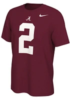 Derrick Henry Alabama Crimson Tide Name and Number Short Sleeve Player T Shirt