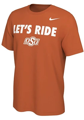 Nike Oklahoma State Cowboys Orange Mantra Short Sleeve T Shirt