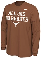 Nike Texas Longhorns Burnt Orange Mantra Long Sleeve T Shirt