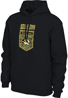 Nike Missouri Tigers Mens Black Veterans Day Long Sleeve Hoodie