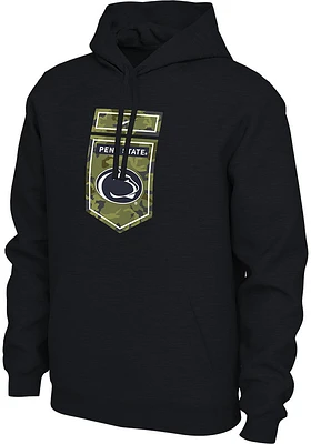 Nike Penn State Nittany Lions Mens Black Veterans Day Long Sleeve Hoodie