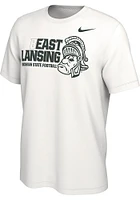 Nike Michigan State Spartans White 2022 Student Body Short Sleeve T Shirt
