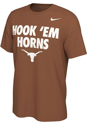 Nike Texas Longhorns Burnt Orange Bold Mantra Short Sleeve T Shirt