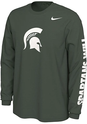 Nike Michigan State Spartans Green Mantra Long Sleeve T Shirt