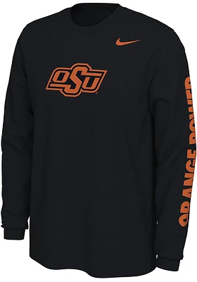 Nike Oklahoma State Cowboys Black Mantra Long Sleeve T Shirt