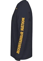 Nike West Virginia Mountaineers Navy Blue Mantra Long Sleeve T Shirt