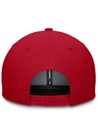 Nike Ohio State Buckeyes Red Pro Flat Brim Snapback Mens Snapback Hat