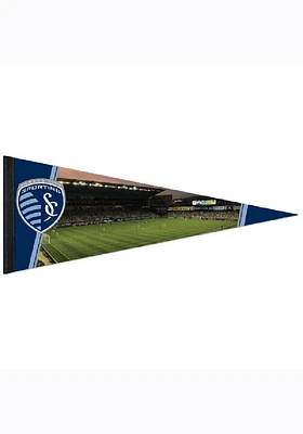 Sporting Kansas City 12x30 Stadium Premium Pennant - Grey
