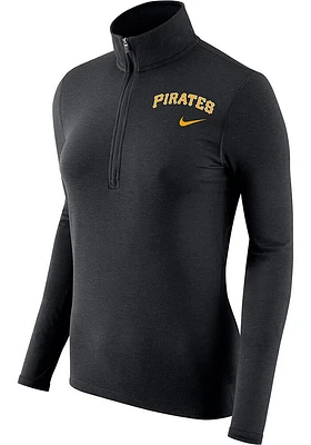 Nike Pittsburgh Pirates Womens Black Element Qtr Zip Pullover