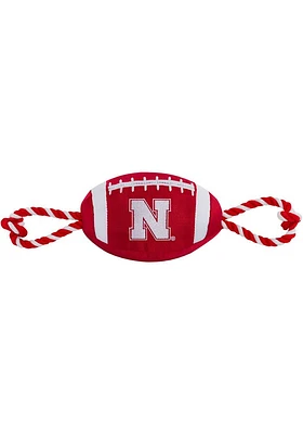 Nebraska Cornhuskers Nylon Football Pet Toy