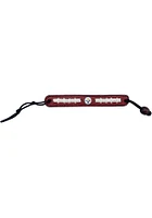 Pittsburgh Steelers Pebble Grain Mens Bracelet