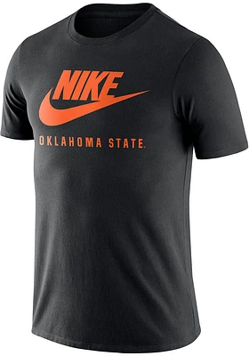 Nike Oklahoma State Cowboys Essential Futura Short Sleeve T Shirt