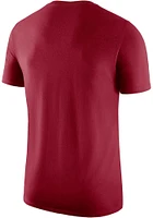 Nike Arkansas Razorbacks Crimson Team Issue Short Sleeve T Shirt