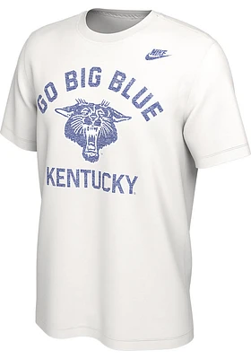 Nike Kentucky Wildcats White Vault Logo Short Sleeve T Shirt