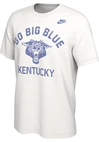 Nike Kentucky Wildcats White Vault Logo Short Sleeve T Shirt