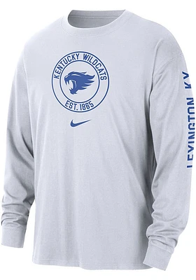 Nike Kentucky Wildcats White Max90 Long Sleeve T Shirt