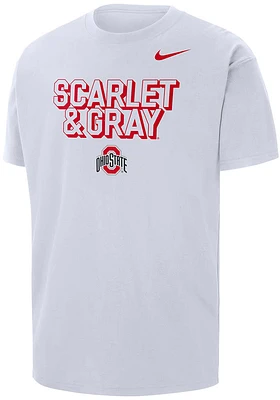 Nike Ohio State Buckeyes Max90 Short Sleeve T Shirt