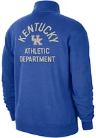 Nike Kentucky Wildcats Mens Blue Athletic Department Long Sleeve 1/4 Zip Pullover