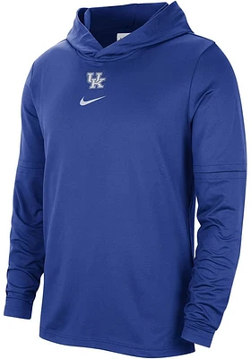 Nike Kentucky Wildcats Mens Blue Team Issue Player Hood