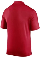 Nike Ohio State Buckeyes Mens Red DriFit Team Issue Short Sleeve Polo