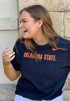 Nike Oklahoma State Cowboys Black Dri-FIT Wordmark Short Sleeve T Shirt