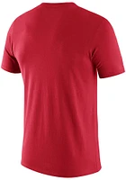 Nike Ohio State Buckeyes Red Logo Performance Short Sleeve T Shirt