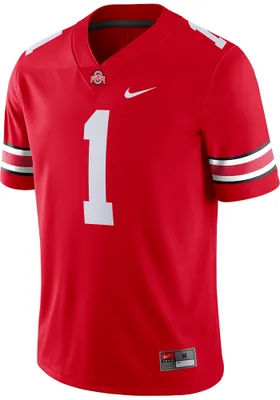 Nike Ohio State Buckeyes Red Home Game Design Football Jersey