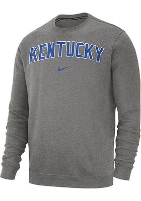 Nike Kentucky Wildcats Mens Club Long Sleeve Crew Sweatshirt