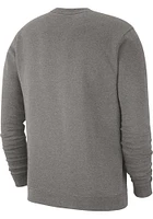 Nike Oklahoma Sooners Mens Grey Club Long Sleeve Crew Sweatshirt