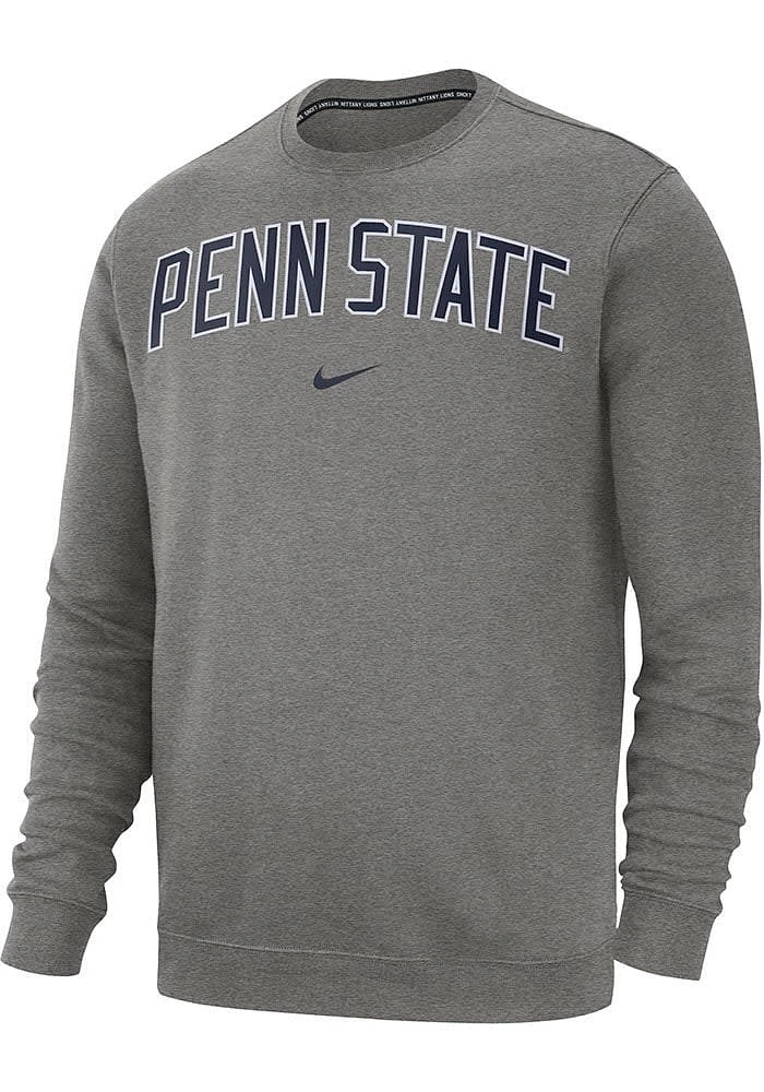 Nike Penn State Nittany Lions Mens Club Long Sleeve Crew Sweatshirt
