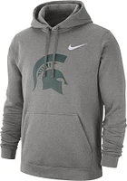 Nike Michigan State Spartans Mens Grey Club Long Sleeve Hoodie