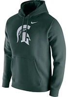 Nike Michigan State Spartans Mens Green Club Design Long Sleeve Hoodie