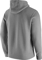 Nike Michigan Wolverines Mens Grey Club Long Sleeve Hoodie