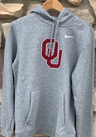 Nike Oklahoma Sooners Mens Grey Club Long Sleeve Hoodie