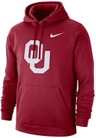 Nike Oklahoma Sooners Mens Crimson Club Long Sleeve Hoodie